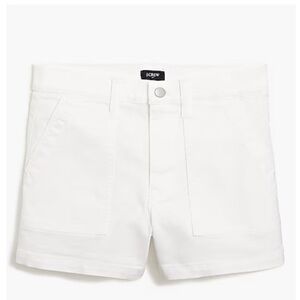 White Denim Shorts